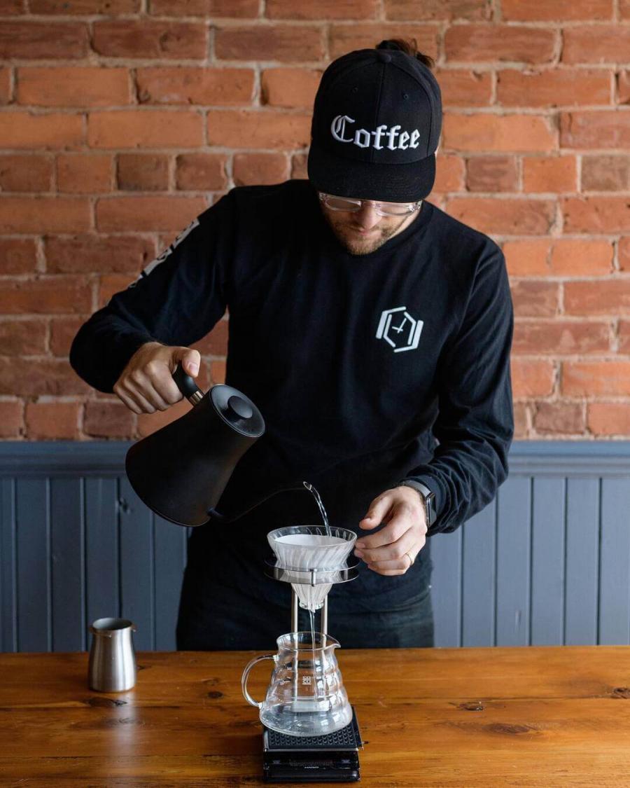 The art of coffee at Epoch Chemistry in Moncton Photo credit: @epochchemistry