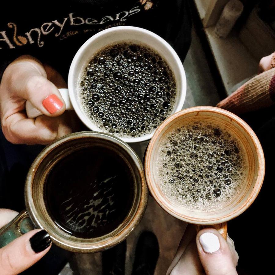 Fresh brews at Honeybeans Coffee, Tea & Treats in Saint Andrews Photo credit: @HoneybeansCafe