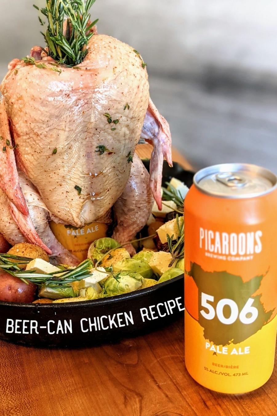 Beer Can Chicken recipe pin EN