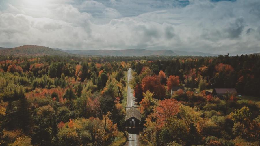 Fall Covered Bridge jcolpittsphotography