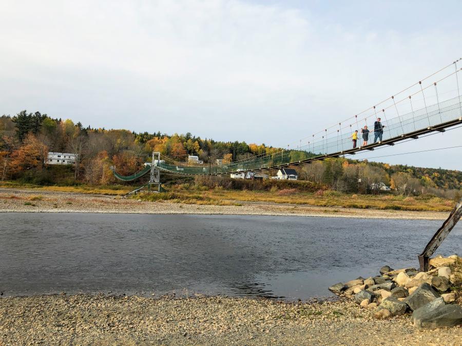 Priceville Footbridge in the Fall