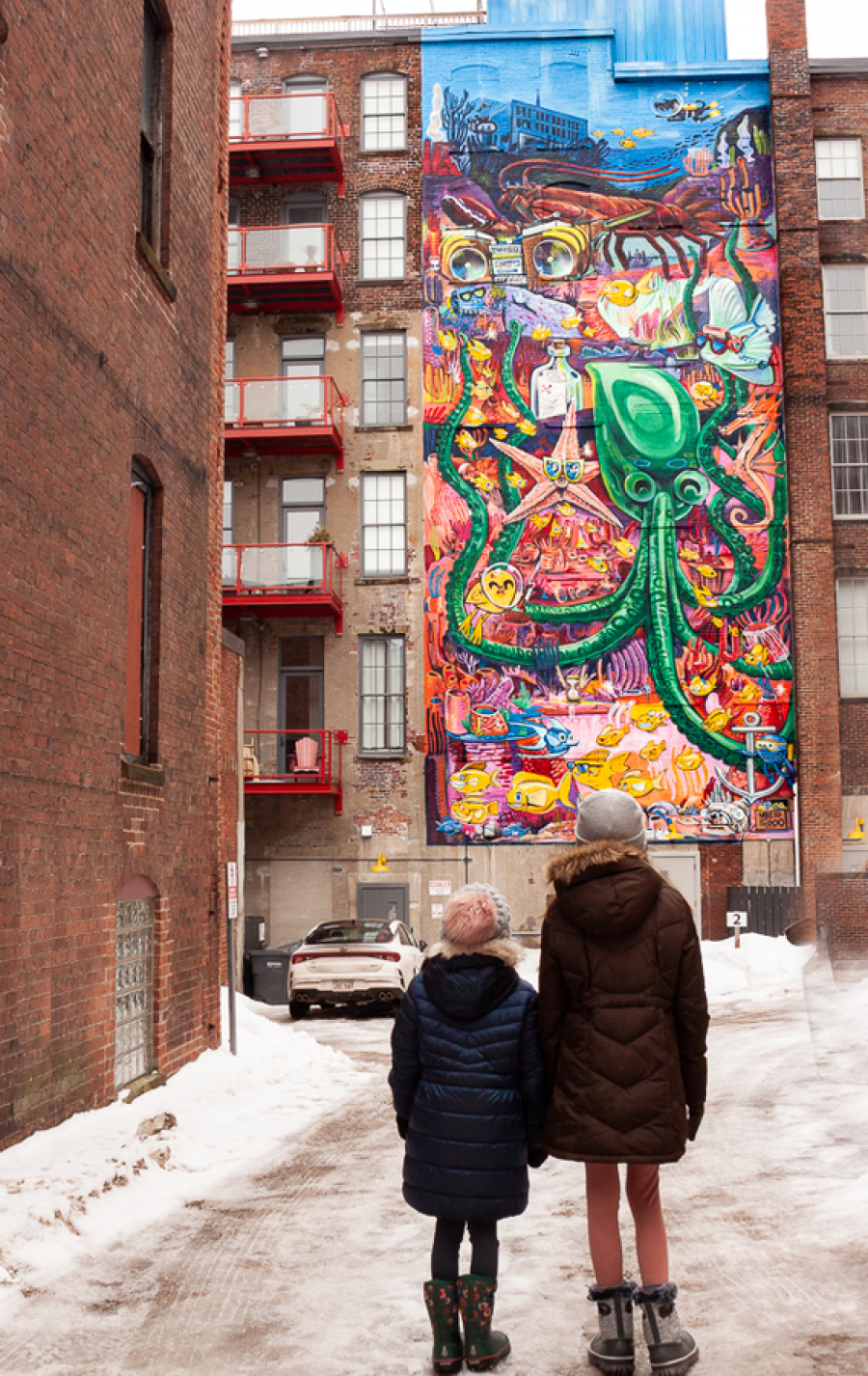 See Stories Mural, Grannan Street, Saint John