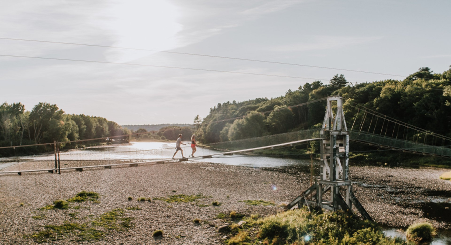 Priceville suspension bridge