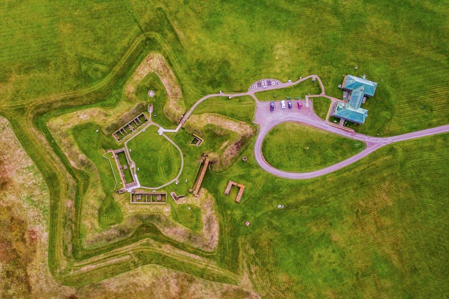 Fort Beauséjour - Fort Cumberland from above