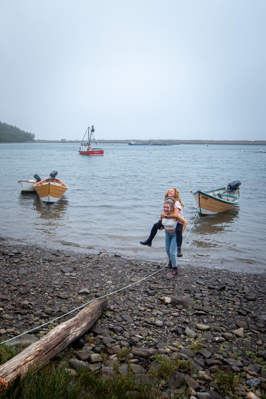 Pebble Beach on Grand Manan Island, New Brunswick