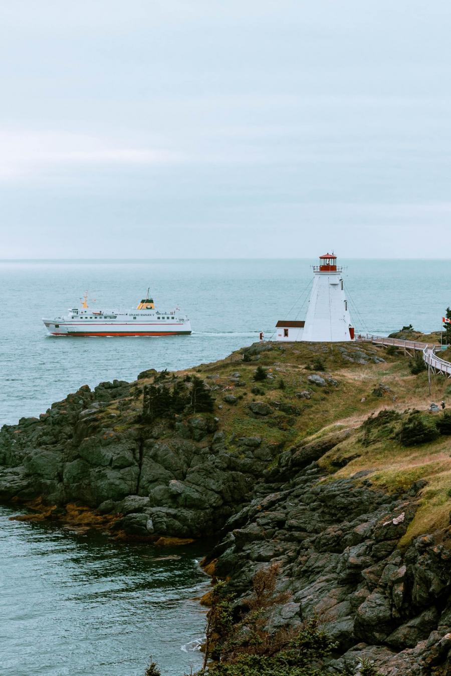 Grand Manan Ferry and Swallowtail Lighthouse
