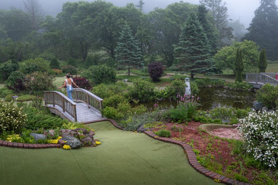 Miniature Golf on Grand Manan Island, New Brunswick