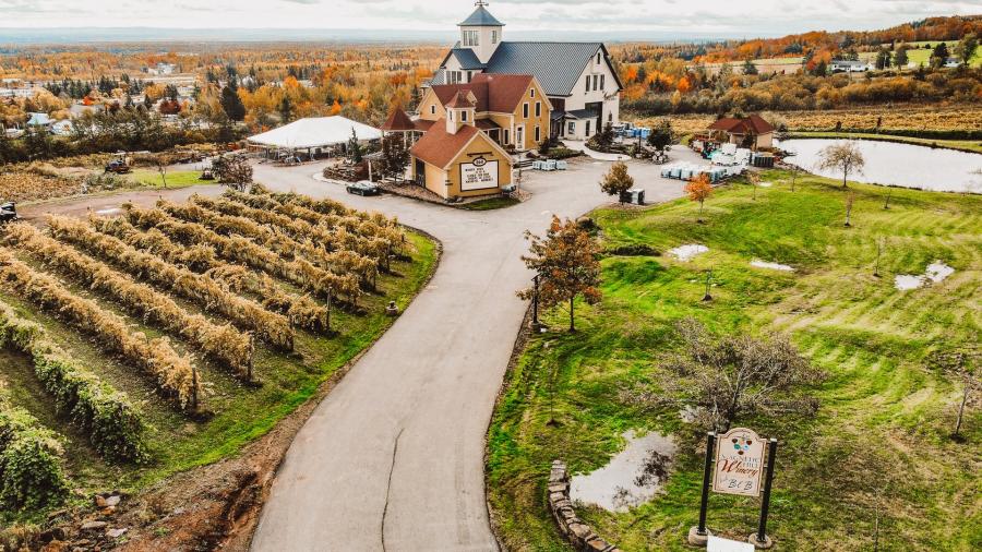 Magnetic Hill Winery in the fall