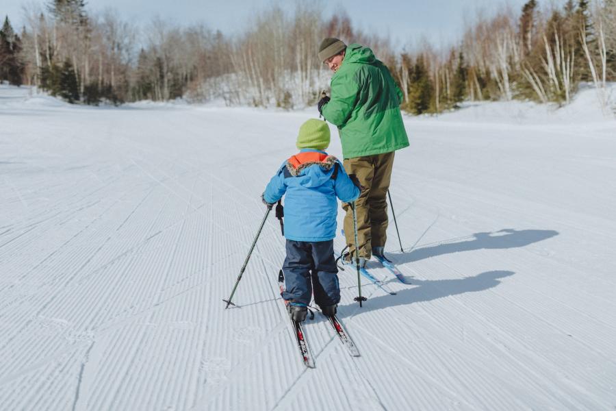 Cross-country skiing at Mount Sugarloaf