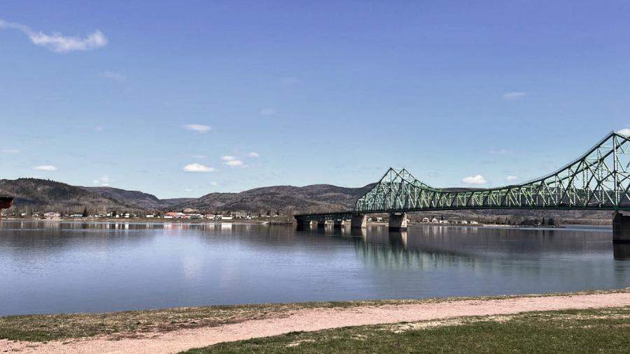 Bridge over the Restigouche River in Campbellton