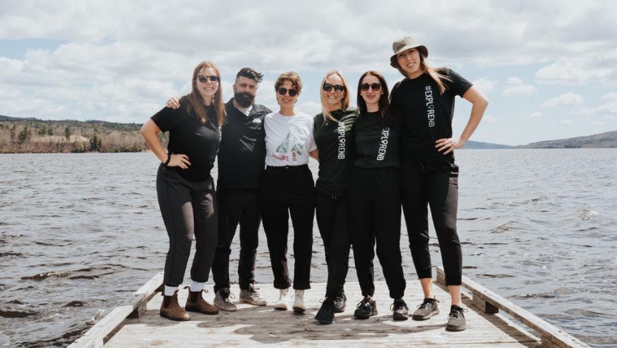 Street Team on the dock