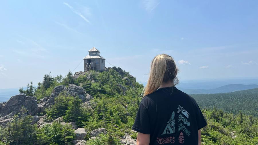 Watch Tower at the top of Mount Carleton