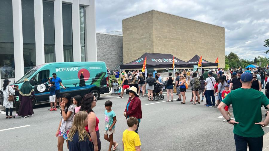 Street Team at NB Day in Fredericton