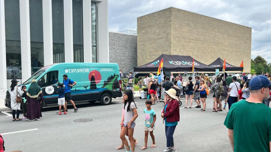 #ExploreNB Street Team in Fredericton