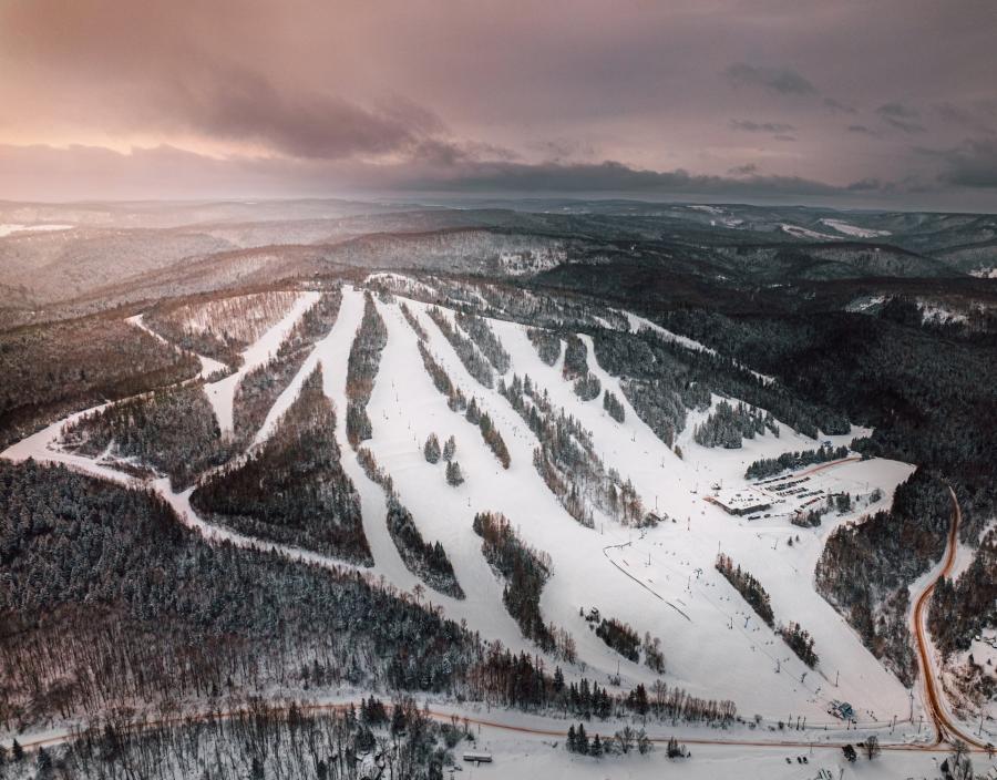 Poley Mountain from above