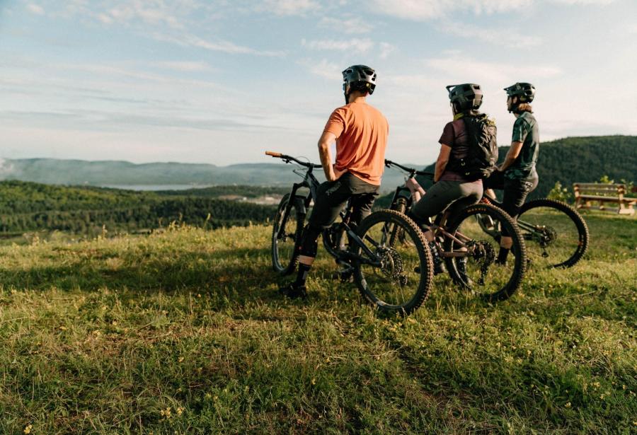 bikers on sugarloaf mountain