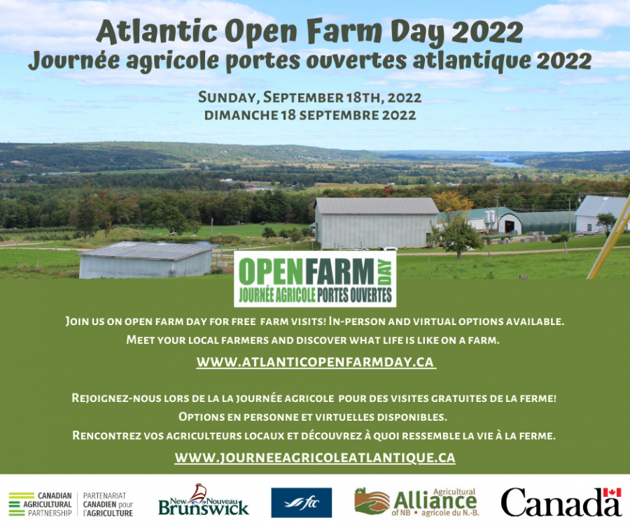 Atlantic Open Farm Day / ExploreNB / Tourism New Brunswick