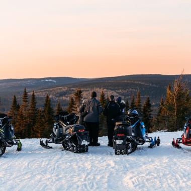 Christmas Mountains Snowmobiling