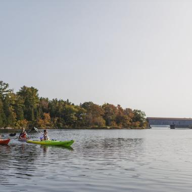 Kayaking Kingston Peninsula Fall
