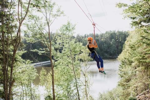Ziplining / #CanadaDo / Best Things to Do During Summer in NB