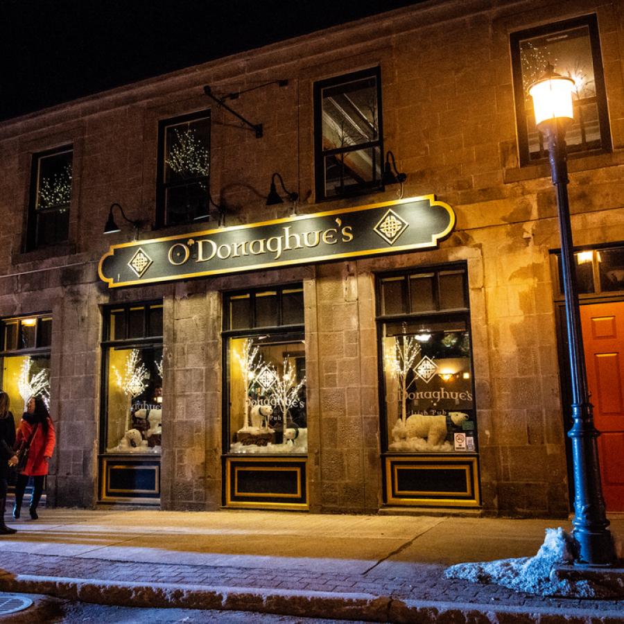 O’Donaghue’s Irish Pub located on historic Water Street.