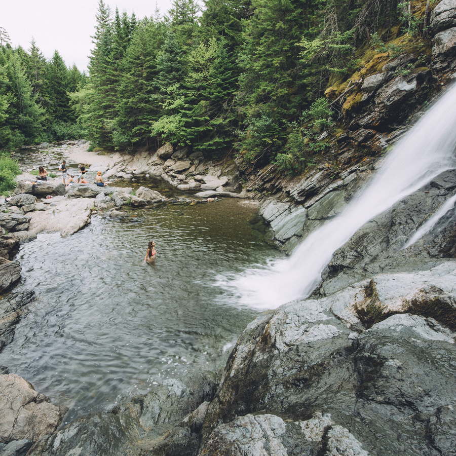 New Brunswick parks waterfall
