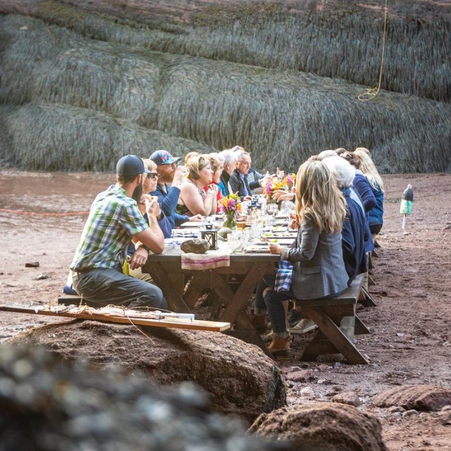 Red Rock Adventures Dining on the Ocean Floor, St. Martins