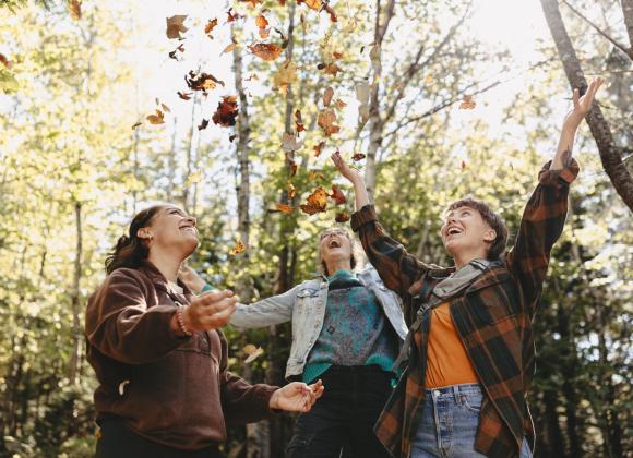 Fall Leaves Girls