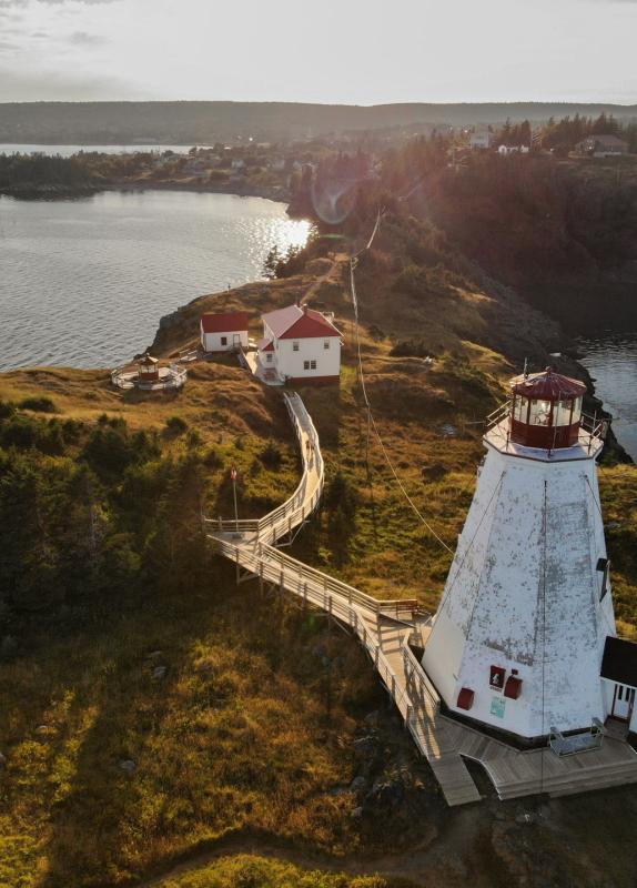 swallowtail lighthouse on grand manan island